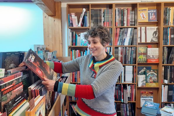 Sophie Laurent, libraire indépendante à Obernai