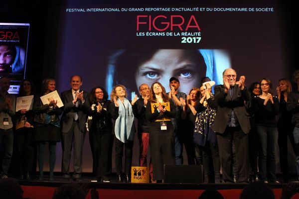 Les lauréats du FIGRA 2017, ce samedi soir au Touquet.