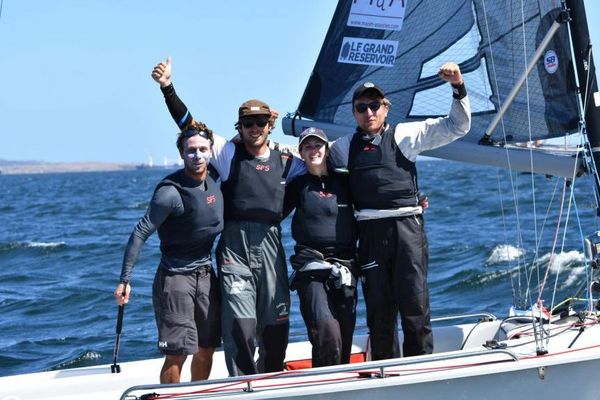 Achille Nebout, Gabriel Skoczek, Pauline Mazzocchi et Bruno Mournac