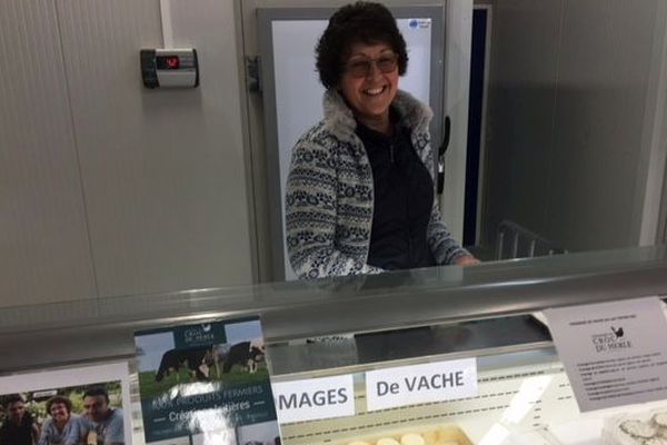 Anne-Marie Hahusseau est agricultrice au Croc du Merle (Loir-et-Cher)