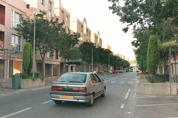 Le quartier de la Frescoule, à Vitrolles (photographie de 1997).