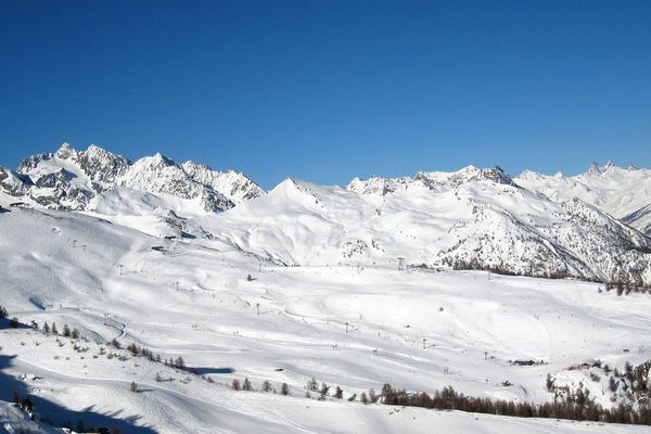 La station de Serre-Chevalier (Hautes-Alpes). Photo d'illustration