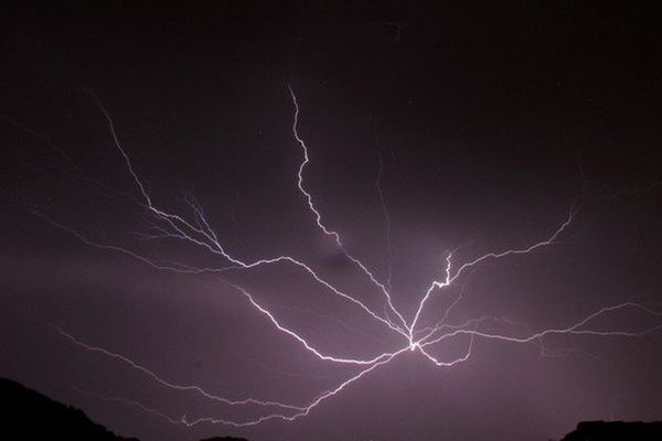 De forts orages devraient toucher la région ce soir. Photo d'illustration.