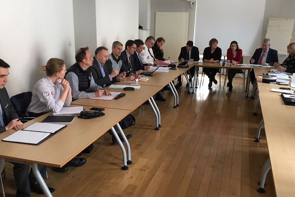 Le groupe local du traitement de la délinquance s'est réuni ce mardi 3 avril 2018 à Besançon.