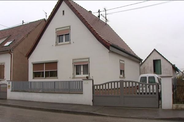 La maison où s'est déroulée la tentative d'assassinat, rue de la gare à Duttlenheim.