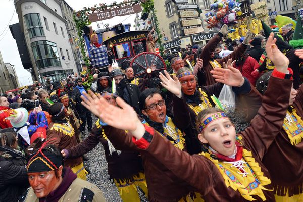 Au carnaval de Granville, l'an dernier (Archives).