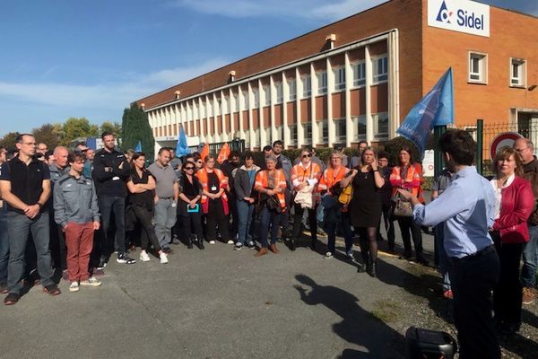 Le plan social suspendu par l'inspection du travail, un sursis pour les 109 salariés de l'usine Sidel.