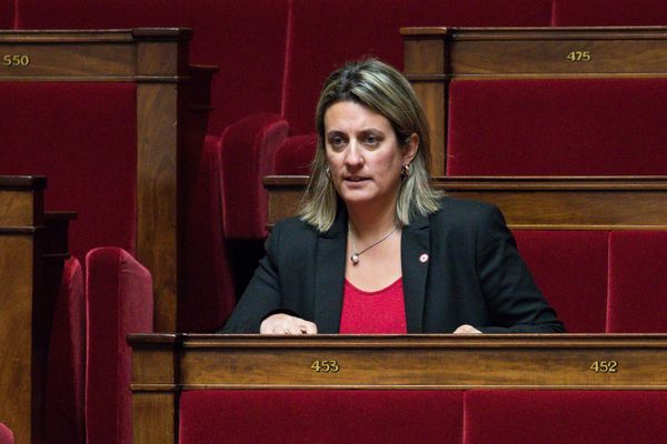 Perrine Goulet à l'Assembée nationale, le 30 janvier 2018.