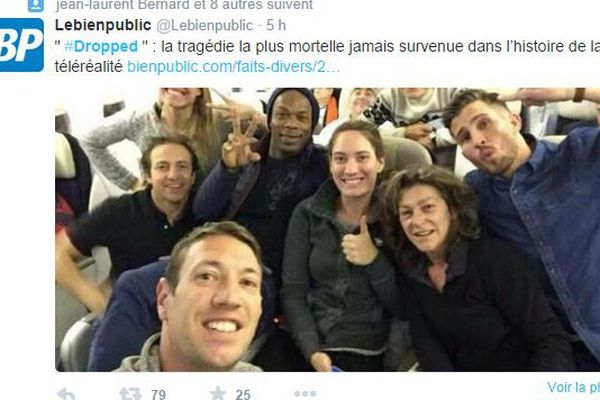 De nombreux tweets sur le drame avec des photos des victimes.