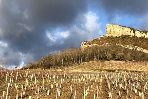 La roche de Solutré 