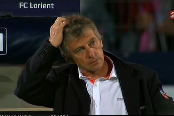 Christian Gourcuff, l'entraineur du FC Lorient