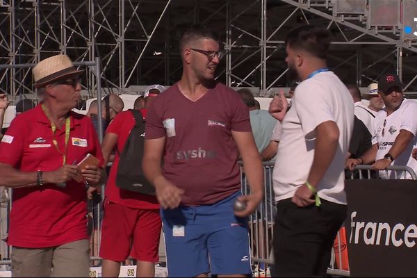 L'équipe Tierno s'mpose en quart de finale de La Marseillaise à pétanque, mardi 2 juillet 2024.