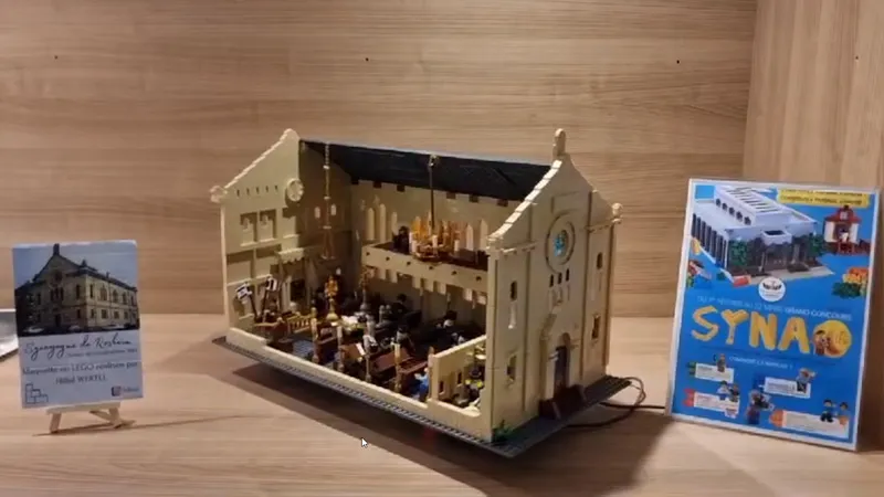 La synagogue de Rosheim (67) en Lego.
