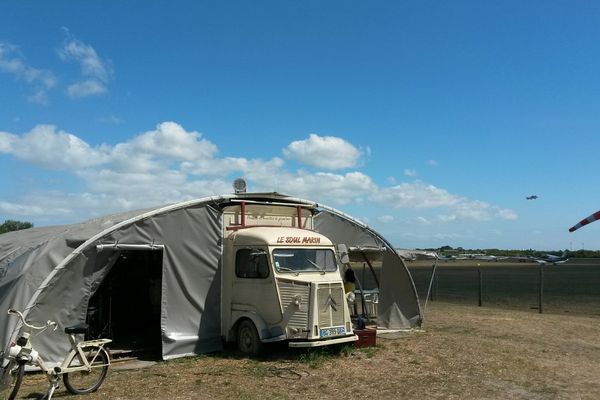 Le "Soul Marin", sur l'aérodrome de Saint Pierre d'Oléron