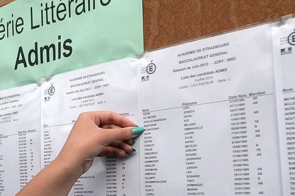 Les résultats du bac sont à retrouver sur le site de France tv Info