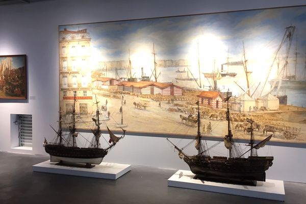 Exposition de maquettes de voiliers au Musée Mer Marine de Mordeaux