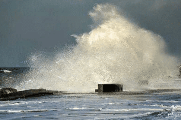 Grandes marées à Wimereux le 19 février