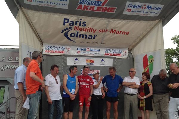 Le podium masculin de Paris Neuilly sur Marne Colmar 2013