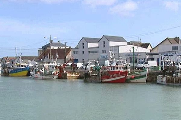 Le port de Grandcamp-Maisy, ce mardi matin