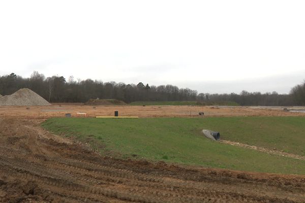 Le futur cimetière de Couzeix