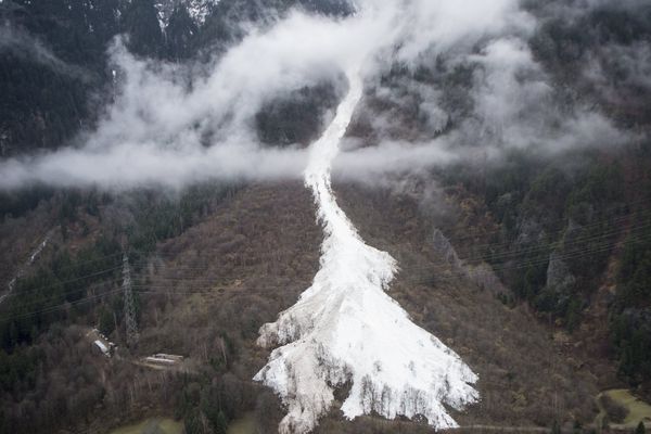 Illustration d'avalanche (en Suisse)