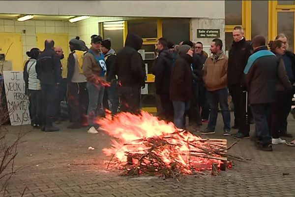 Mobilisation devant la maison d'arrêt de Strasbourg