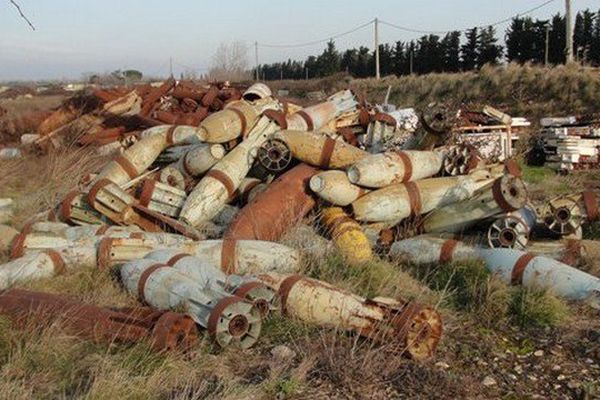 Sur ce terrain de 35 hectares des centaines de munitions désactivées à ciel ouvert