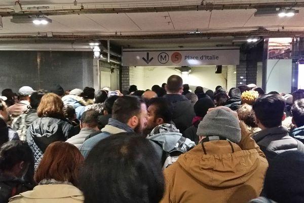 La Gare du Nord, un jour de grève.