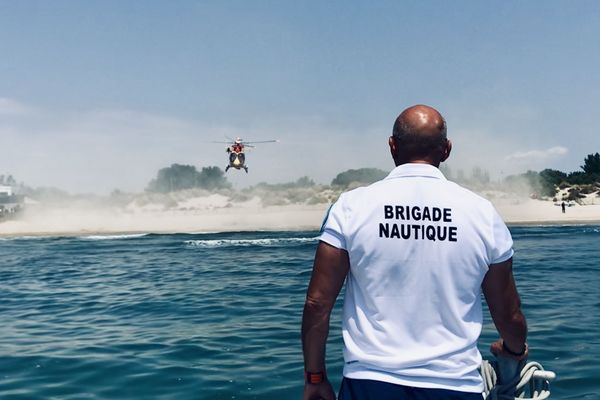 La brigade nautique de la police municipale, à la Grande Motte, dans l'Hérault.