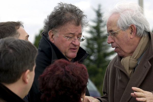 Georges Frêche et André Vézinhet en 2003