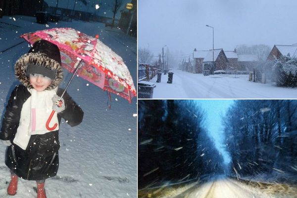 Quelques photos de la neige en Nord Pas-de-Calais ce 30 janvier 2015.