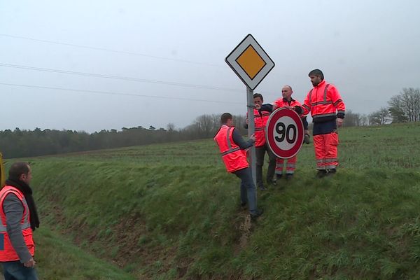 Le retour des panneaux à 90 km/en Haute-Marne 