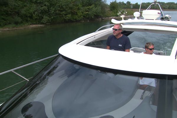 Véronique et Christian Roos ont passé leurs vacances sur leur bateau