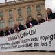 Plusieurs élus du Pays-Haut sont montés au créneau lundi 18 novembre. Ici place Stanislas à Nancy devant la préfecture de Meurthe-et-Moselle.