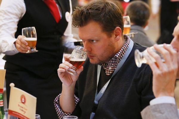 Le jury du Brussels Beer Challenge le week-end dernier.