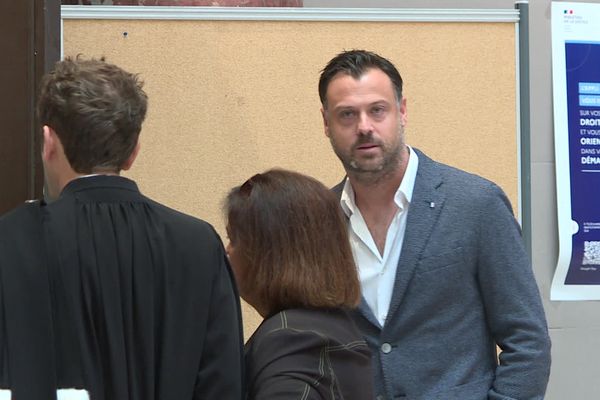 John Valovic-Galtier au tribunal correctionnel de Marseille, ce vendredi 21 juin dans l'affaire des faux agents sportifs dans le foot.