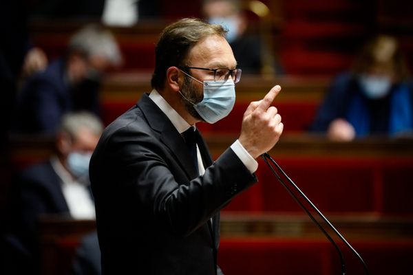 Patrick Mignola à l'Assemblée nationale à Paris le 24 novembre 2020.