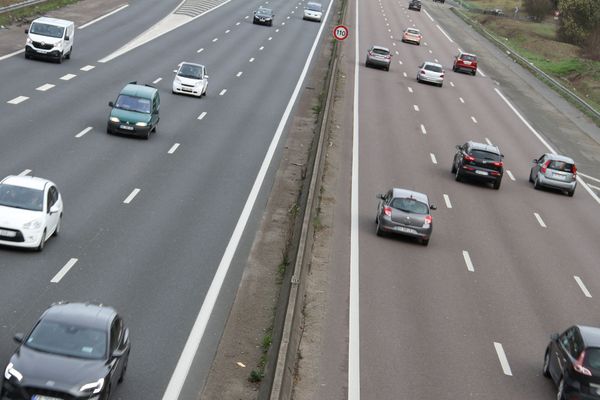 La circulation sur l'autoroute A15 à Montigny-lès-Cormeilles (Val-d'Oise) en amrs 2019 (photo d'illustration).