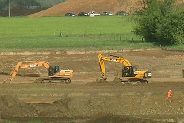 Les travaux sur le tronçon de 1'A150 entre Ecalles et Barentin ont commencé.