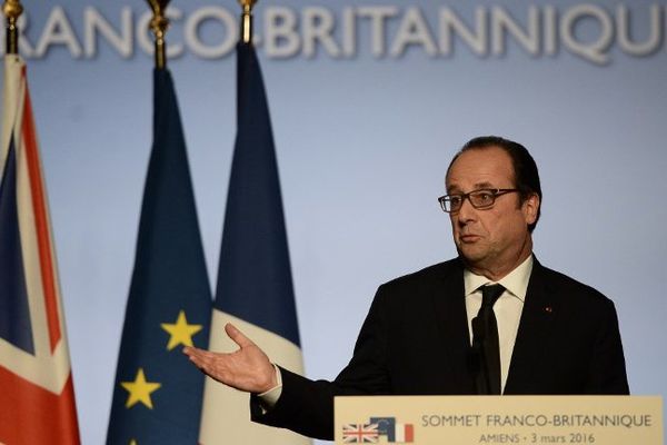 François Hollande ce jeudi au sommet franco-britannique.