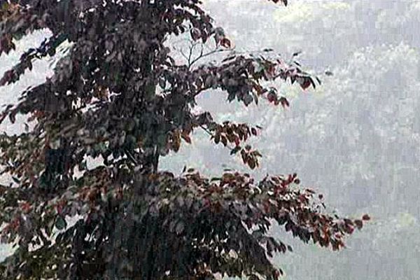 Des orages localisés ont traversé la Haute-Normandie.