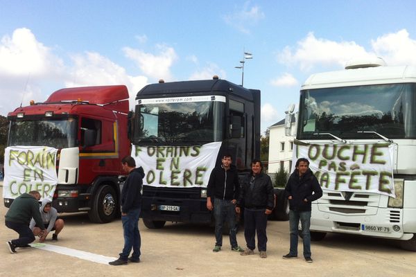 Les forains préparent leur opération escargot en Vendée ce mardi 13 octobre 2015