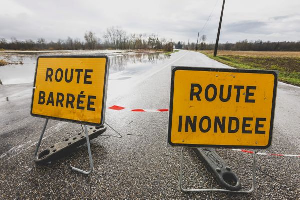 À Hirson, l'Oise a atteint un pic à 2,86 mètres, dans la nuit du mardi 2 au mercredi 3 janvier.