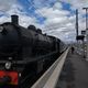 Un train à vapeur tirant trois wagons d'époque a circulé sur une portion du tracé de l'intercité Paris-Clermont, ce week-end du samedi 30 au dimanche 31 mars 2024.