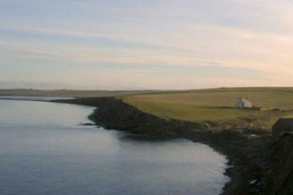 L'ile de Shapinsay au large du Nord de l'Ecosse