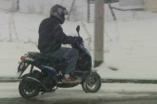 Des conditions de circulations très difficiles surtout  si on est en deux roues..