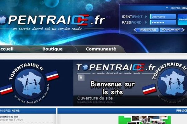 Le site internet est flambant neuf. Il vient d'être lancé et déjà plus de 1000 personnes l'ont visité.