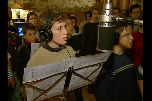 Enregistrement de la bande originale " Les choristes " avec la maîtrise Saint-Marc