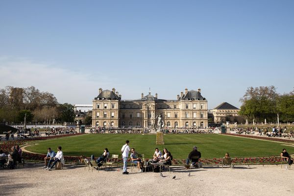 Le jardin du Luxembourg, en mars 2021.