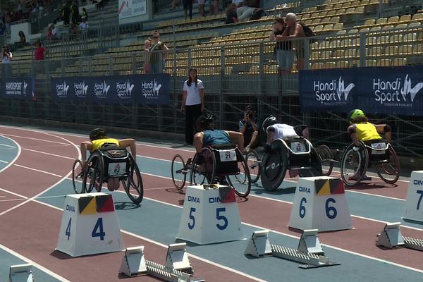 Les championnats de France d'athlétisme handiport se déroulent les 13 et 14 juillet à Albi dans le Tarn.